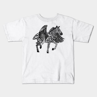 Zebra-Flamingo Kids T-Shirt